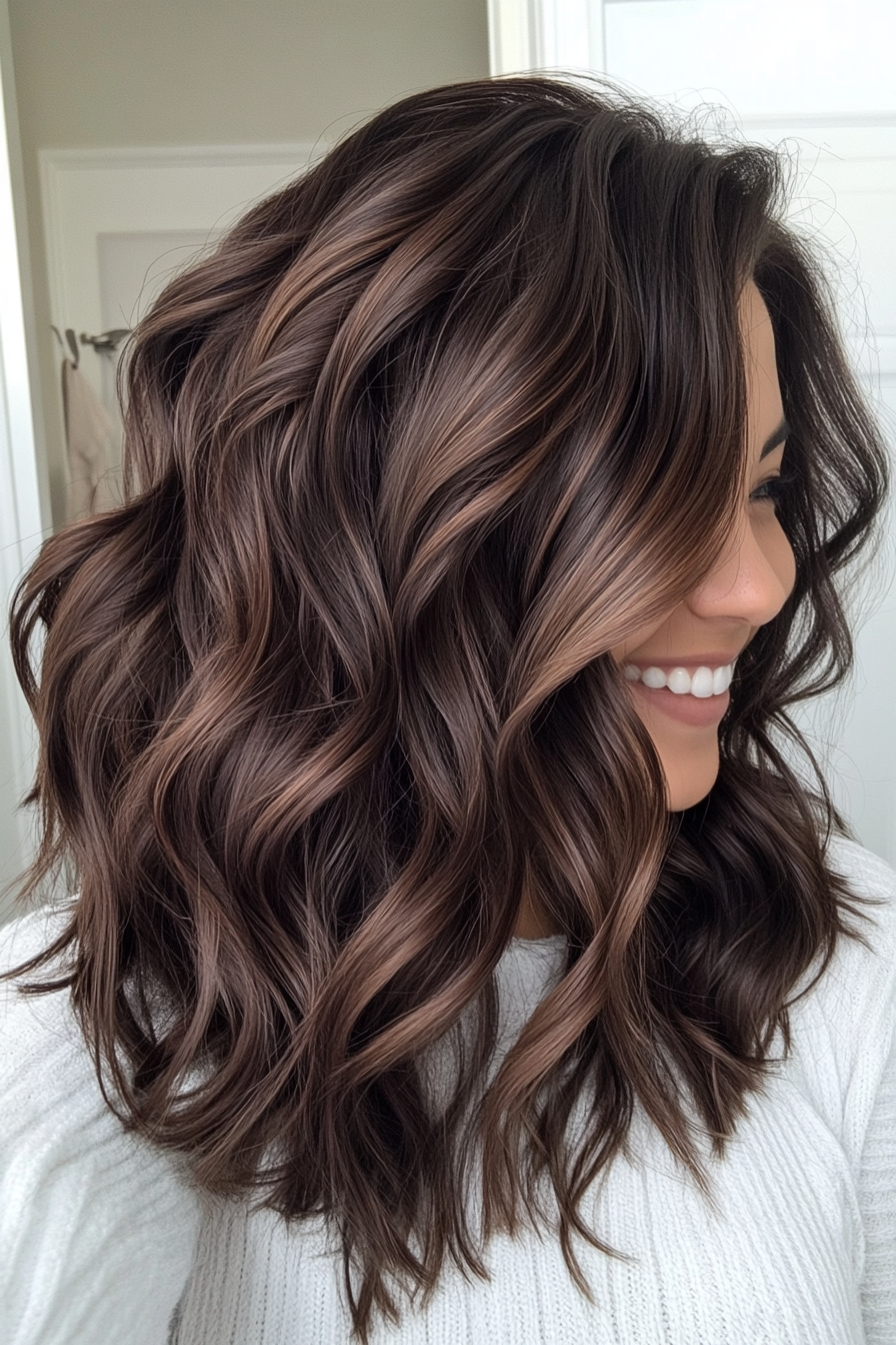 8. Espresso Soft Waves (Spring Hairstyles) - Spring Hairstyles
