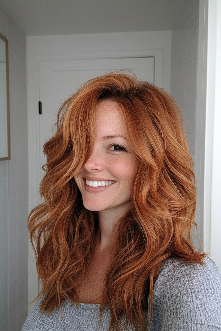 17. Amber Tousled Shag (Spring Hairstyles) - Spring Hairstyles