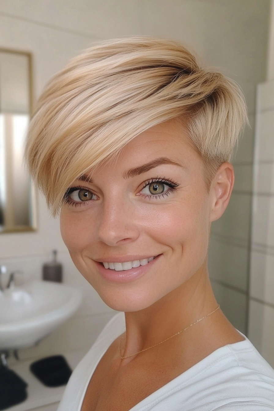 1. Soft Blonde Pixie with Subtle Layers (Short Blonde Haircuts) - Short Blonde Haircuts
