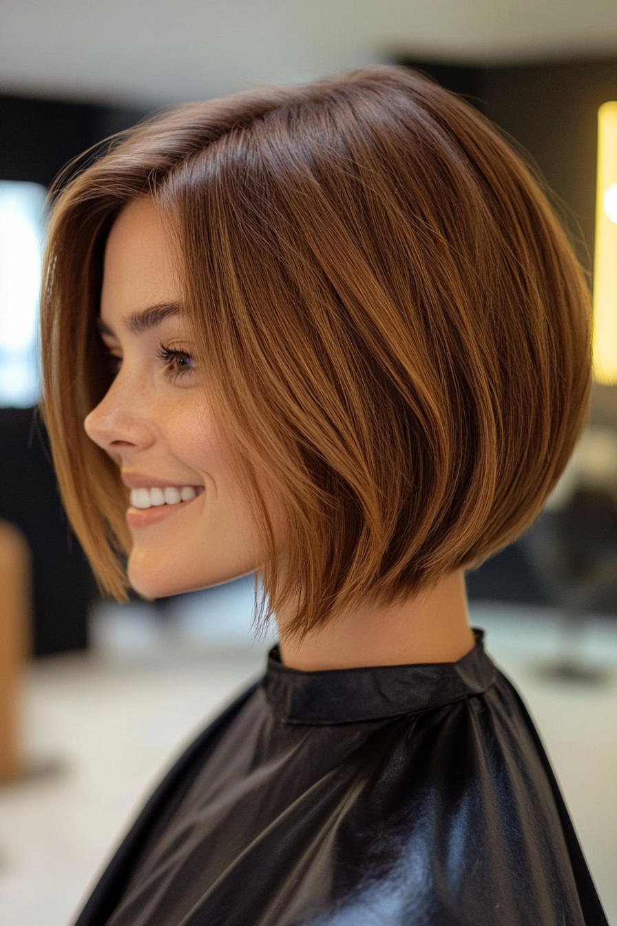 2. Golden Honey Bob (Chic Short Haircuts) - Chic Short Haircuts