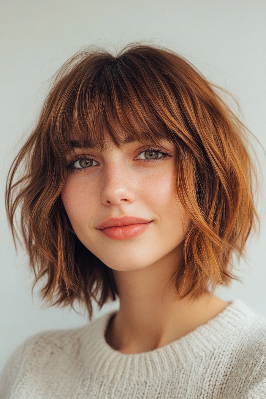 21. Golden Chestnut Crop (Chic Short Haircuts) - Chic Short Haircuts