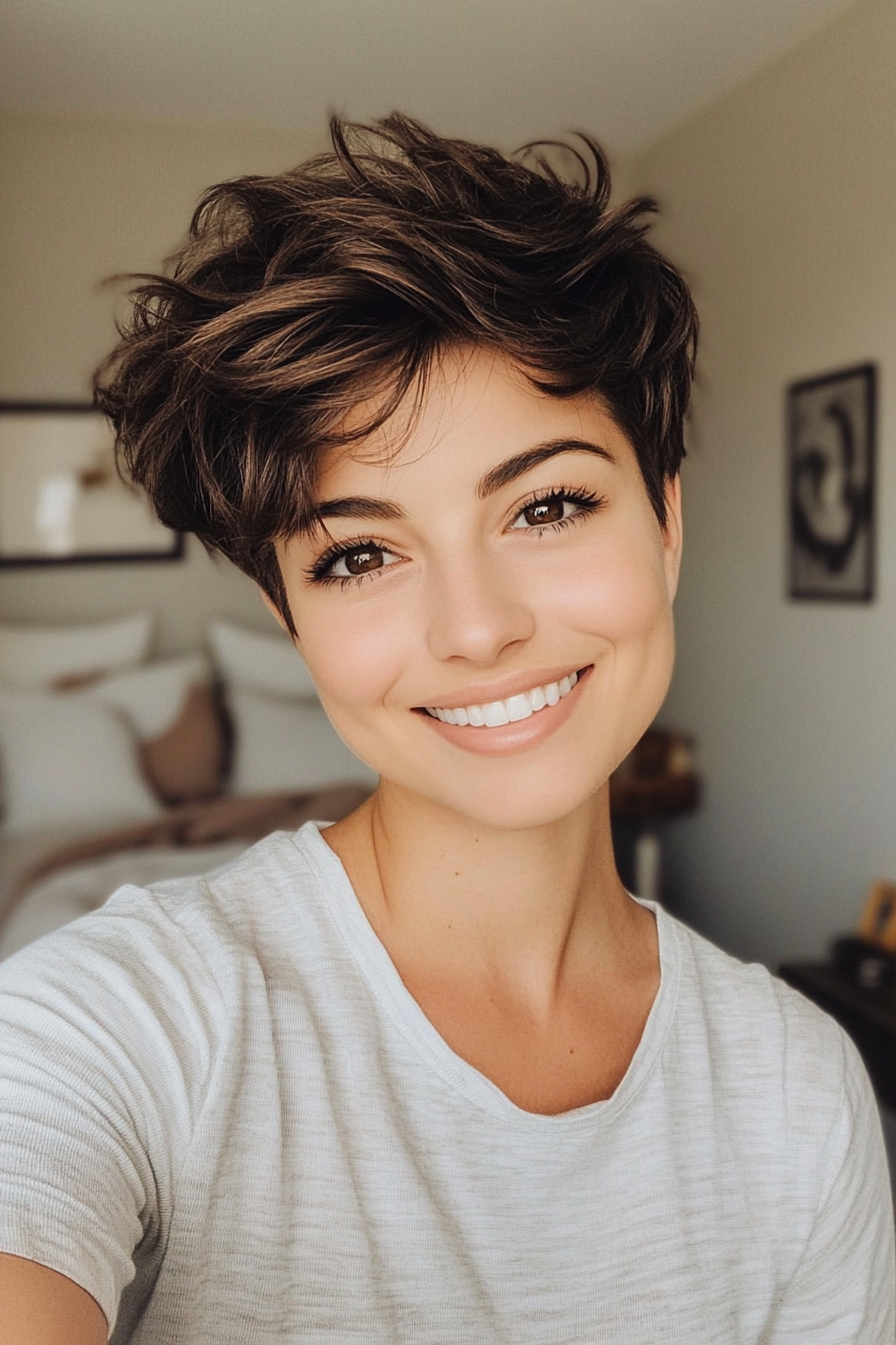 23. Espresso Tousled Pixie (Chic Short Haircuts) - Chic Short Haircuts