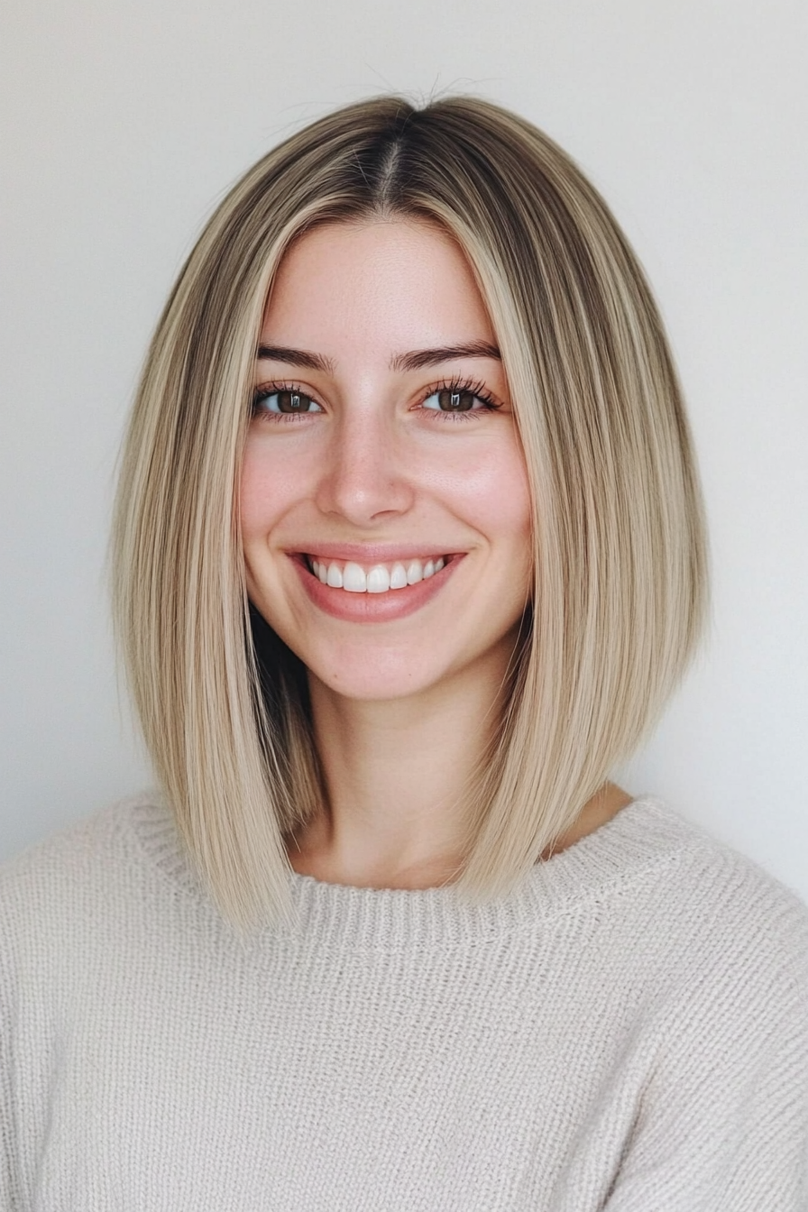 10. Long Bob (Lob) with Soft Beige Blonde (Bob Hairstyles For Thin Hair) - Bob Hairstyles For Thin Hair