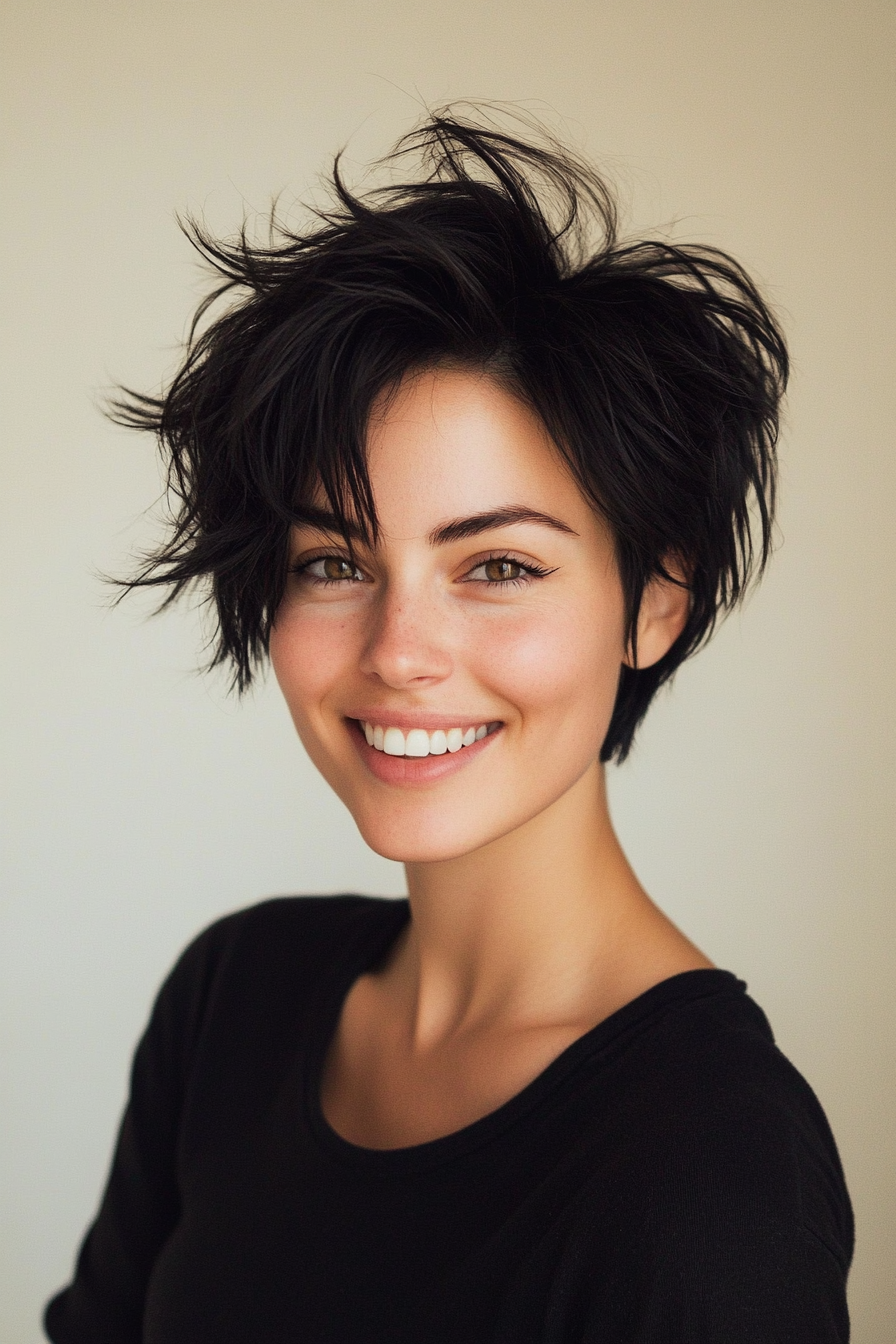 9. Sable Textured Crop (Funky Short Haircuts) - Funky Short Haircuts