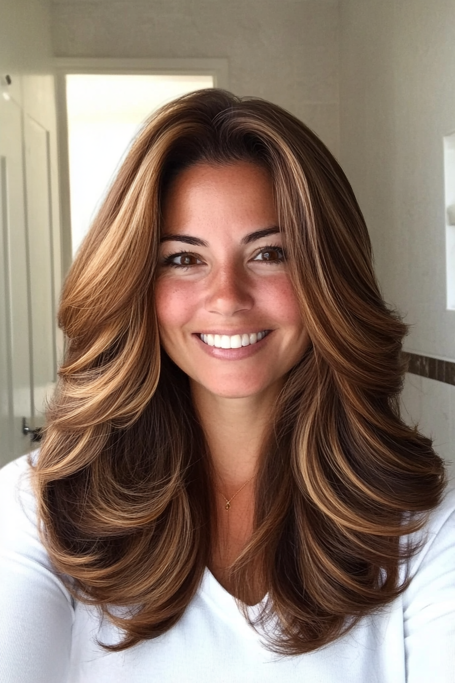 1. Soft Caramel Face-Framing Layers (Haircuts For Long Hair With Layers) - Haircuts For Long Hair With Layers