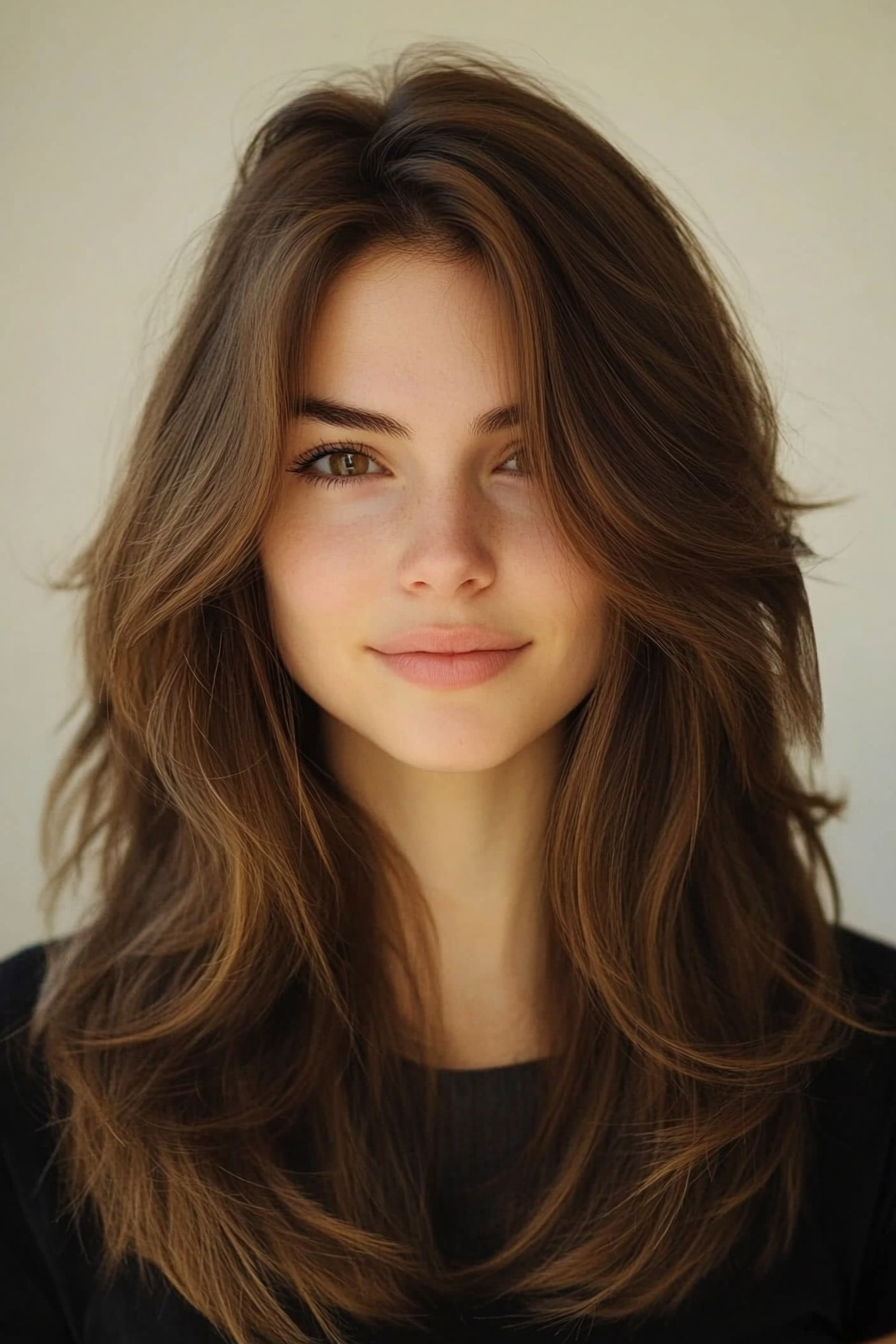 25. Piecey Layers with Sandy Brown (Layered Hairstyles For Thin Hair) - Layered Hairstyles For Thin Hair