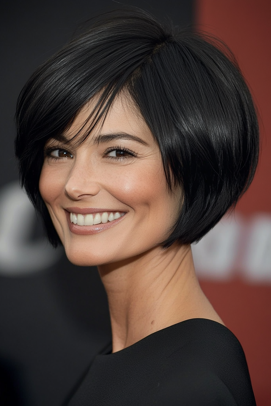 3. Classic Black Pixie Bob (Pixie Bob Haircut Ideas) - Pixie Bob Haircut Ideas