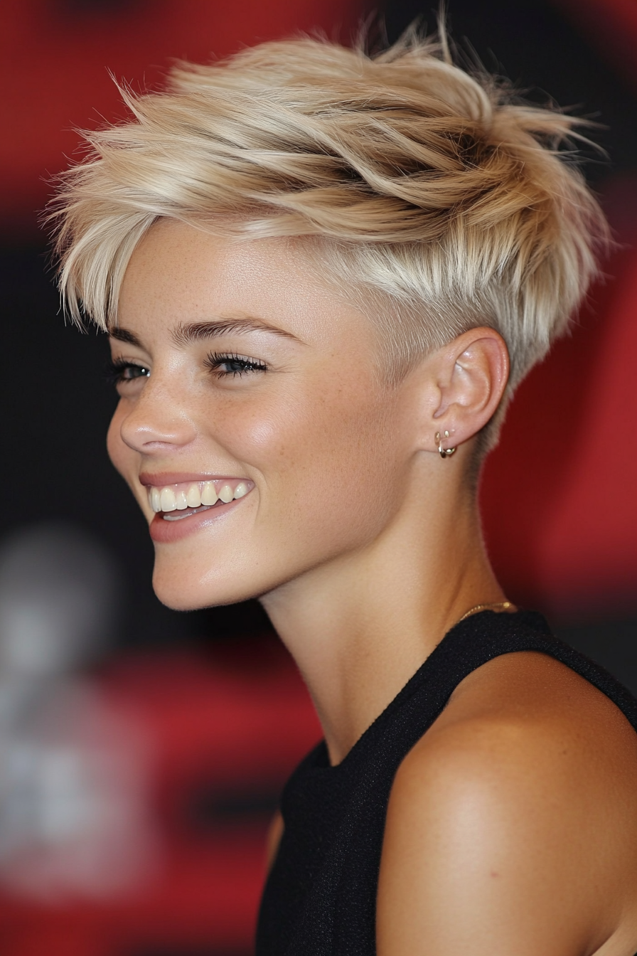 1. Textured Blonde Pixie (Very Short Pixie Haircuts) - Very Short Pixie Haircuts