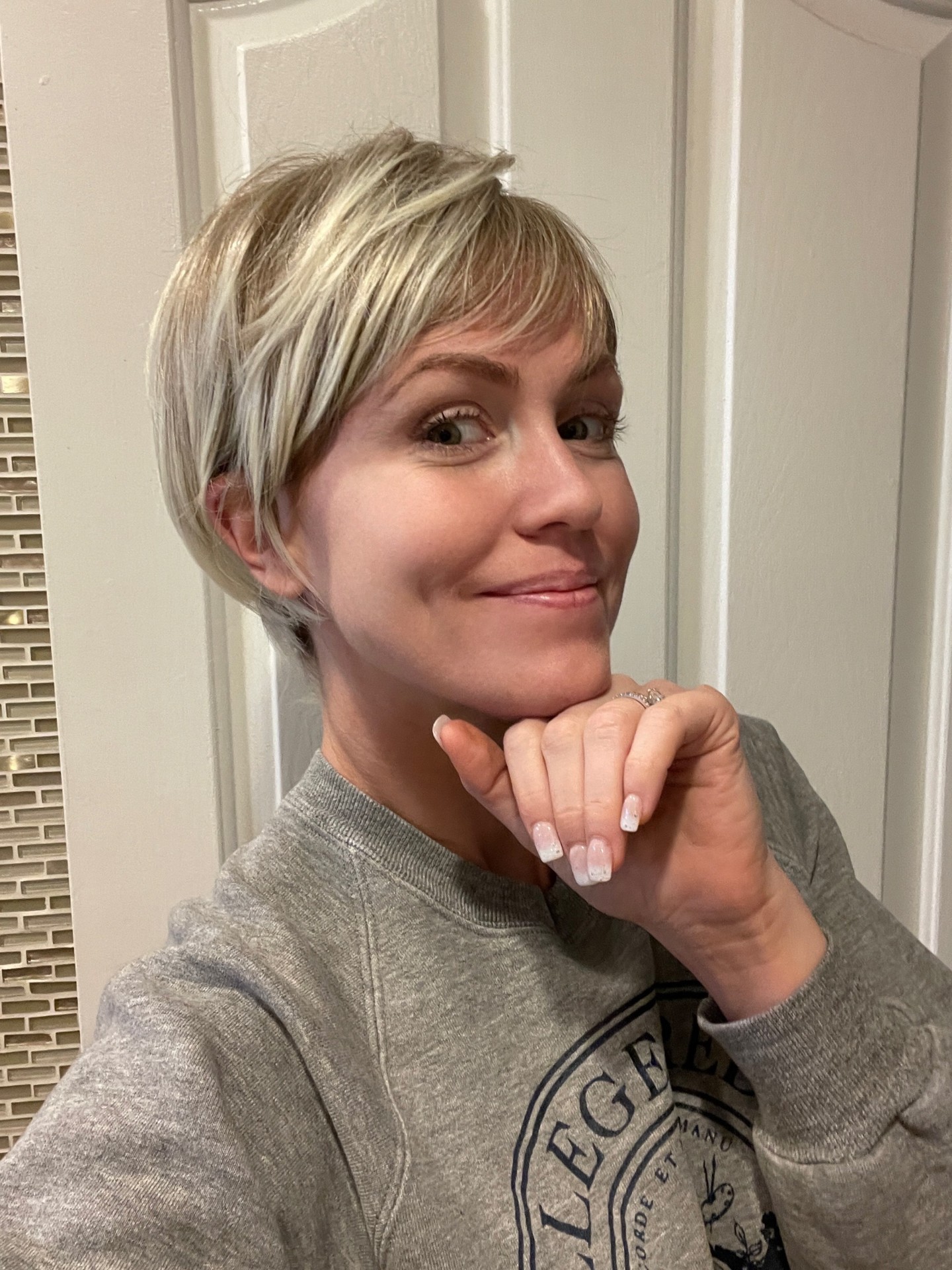 3. Soft Blonde Layered Crop - Short Hairstyle Ideas for Women