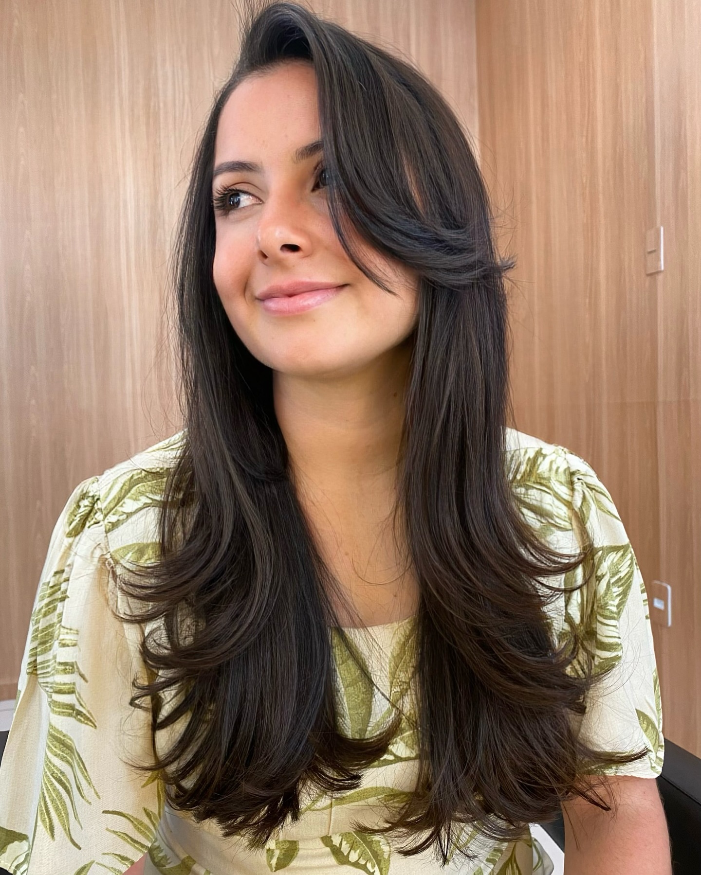 12. Classic Layered Cut on Rich Espresso Brown - Long Hairstyle Ideas for Women