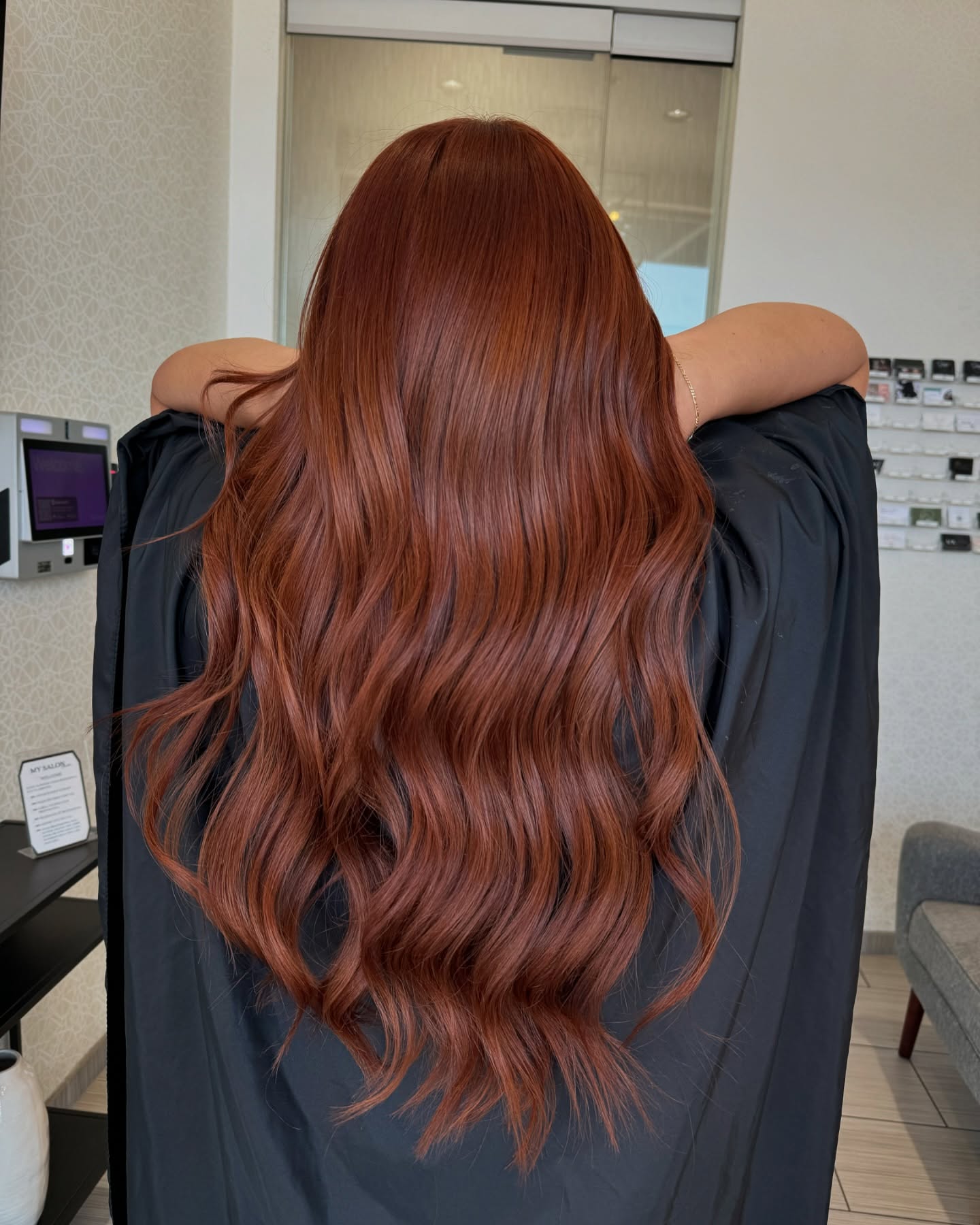 4. Dimensional Auburn-Copper Balayage - Copper Hair Color Ideas for Women