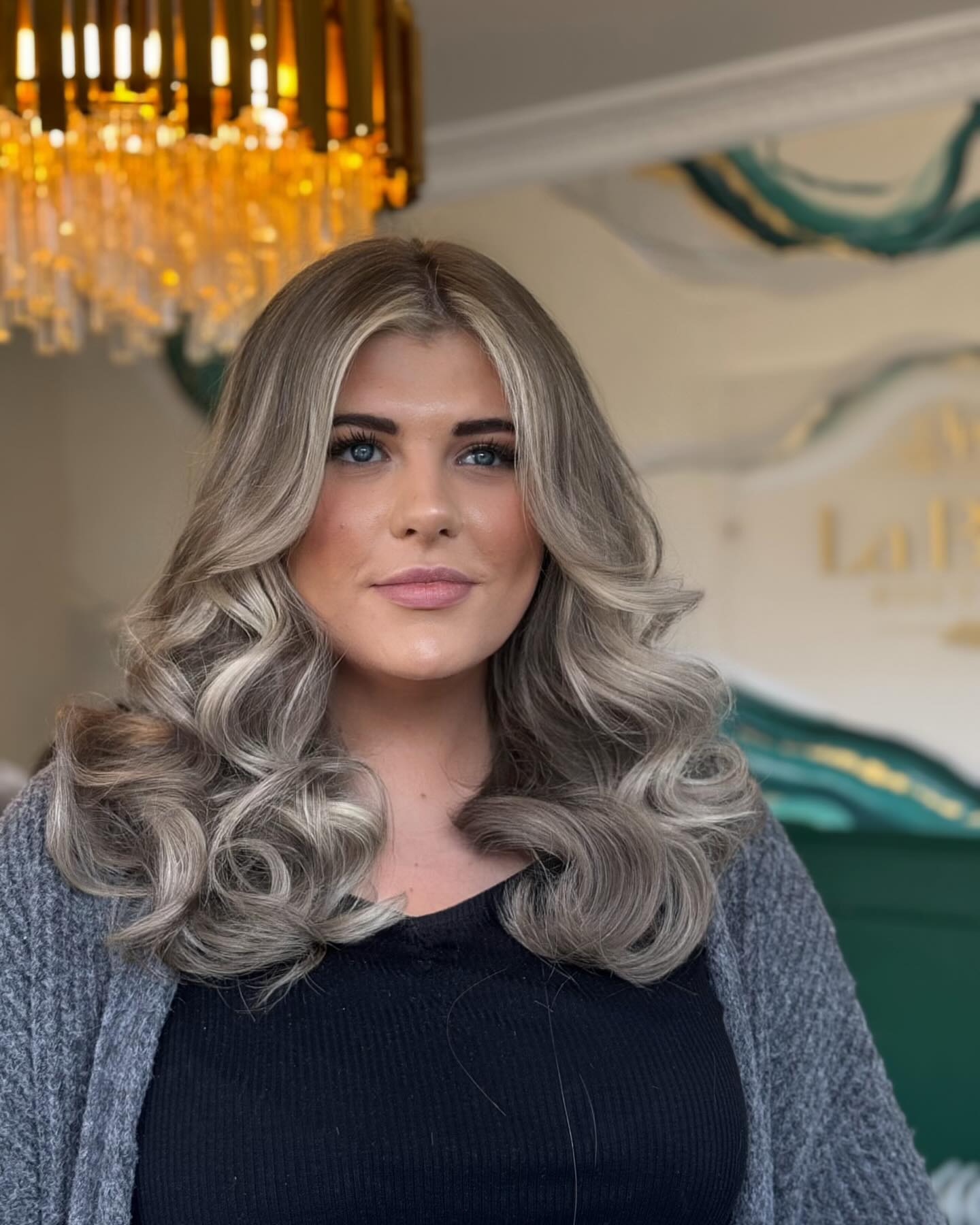 8. Glamorous Vintage Ash Blonde Curls - Ash Blonde Hair Color Ideas for Women