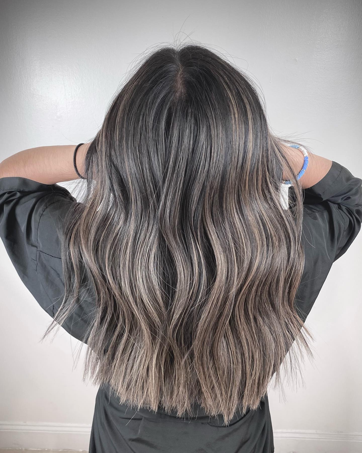 9. Cool Brunette Ash Balayage - Ash Blonde Hair Color Ideas for Women