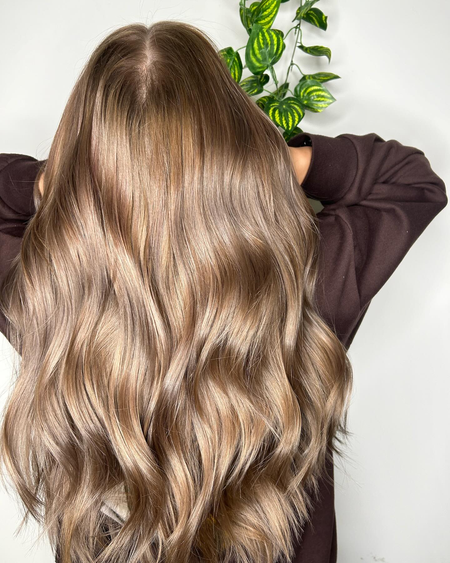6. Cool Mushroom Brown with Loose Glam Waves - Light Brown Hair Color Ideas for Women