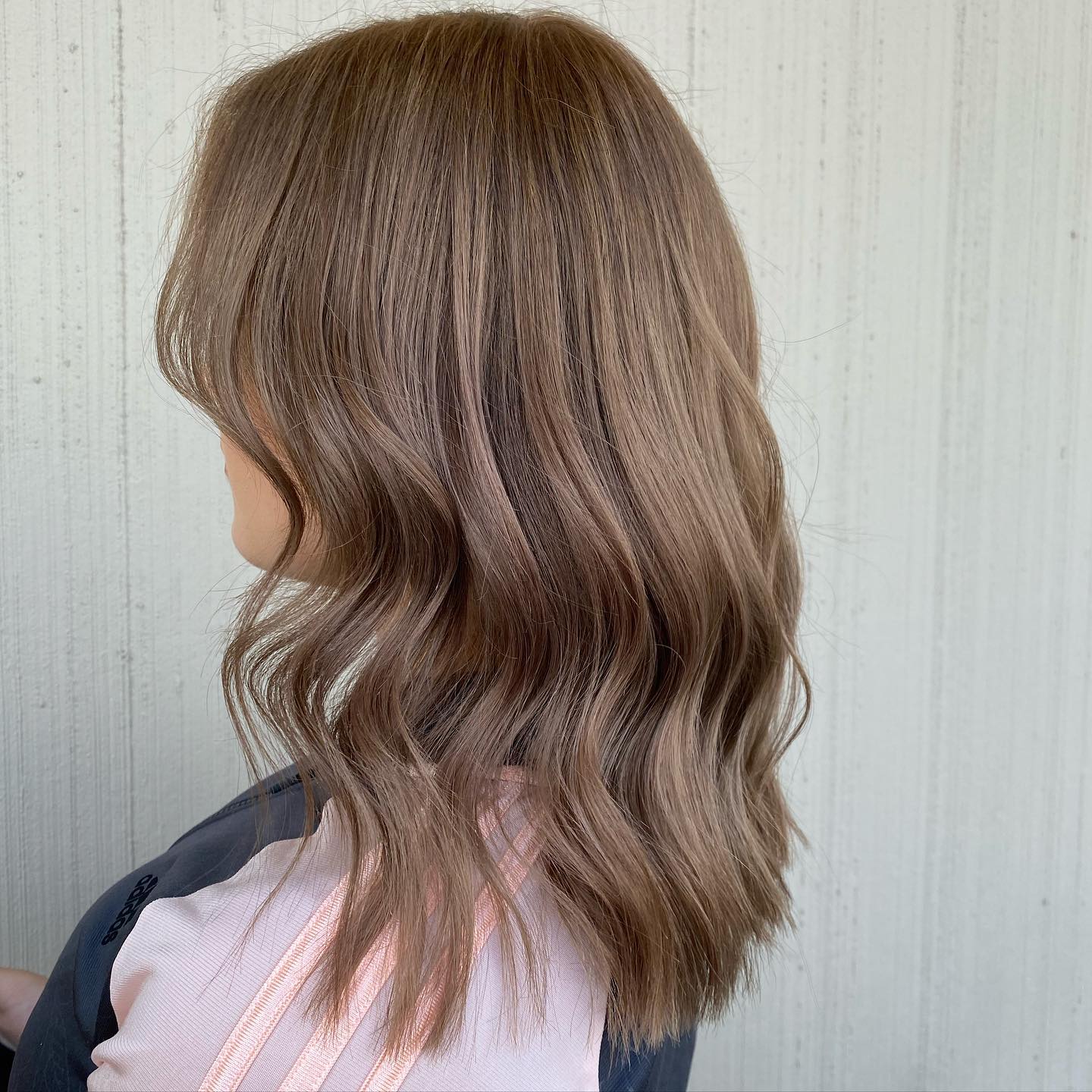 7. Taupe Ash Brown with Soft Mid-Length Waves - Light Brown Hair Color Ideas for Women