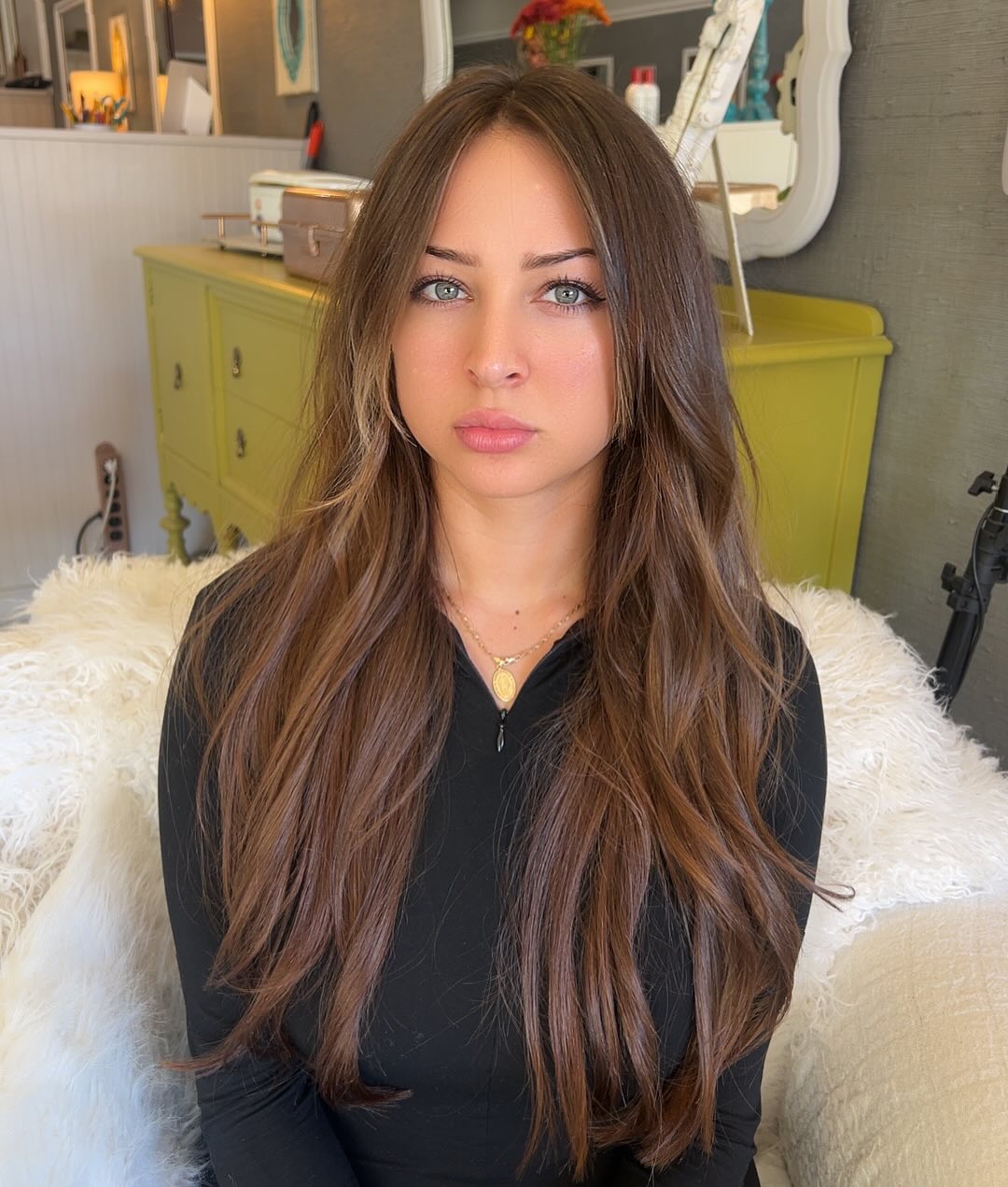 11. Long Layers with Soft Ash Brown and Blonde Dimension - Light Brown Hair Color Ideas for Women