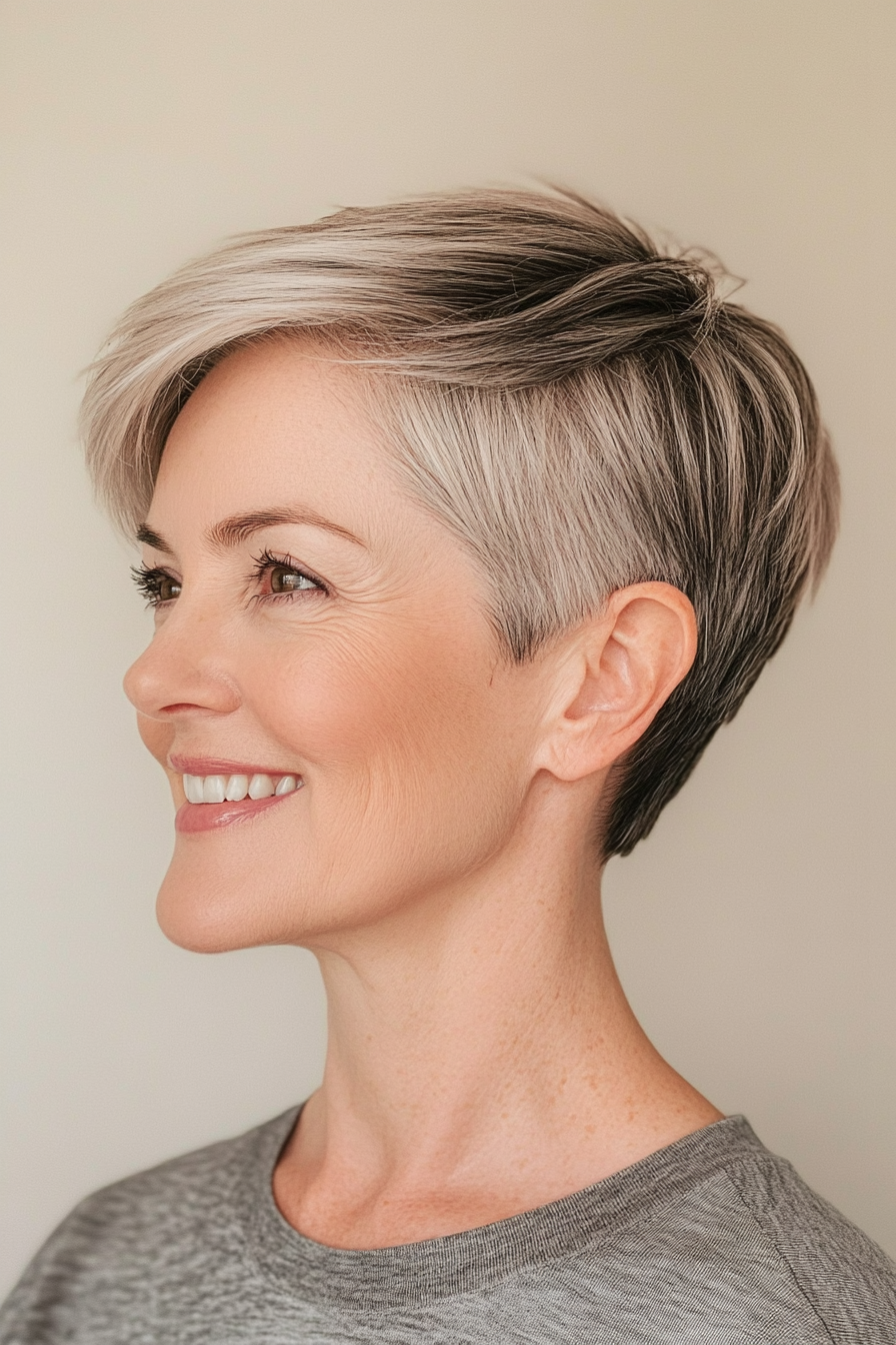 6. Sculpted Pixie (Short Haircuts For Women Over 60 With Fine Hair) - Short Haircuts For Women Over 60 With Fine Hair