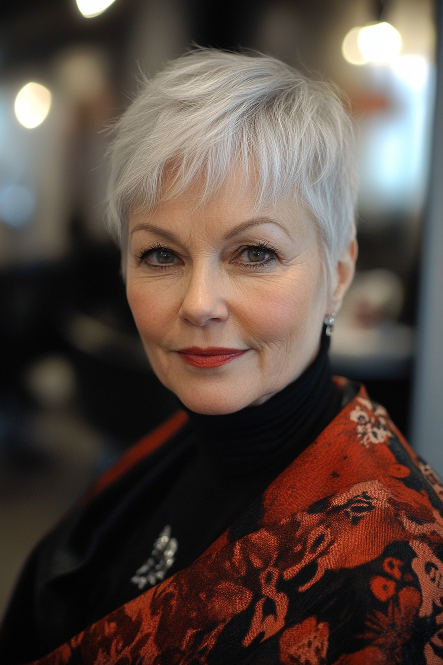 17. Classic Taper (Short Haircuts For Women Over 60 With Fine Hair) - Short Haircuts For Women Over 60 With Fine Hair