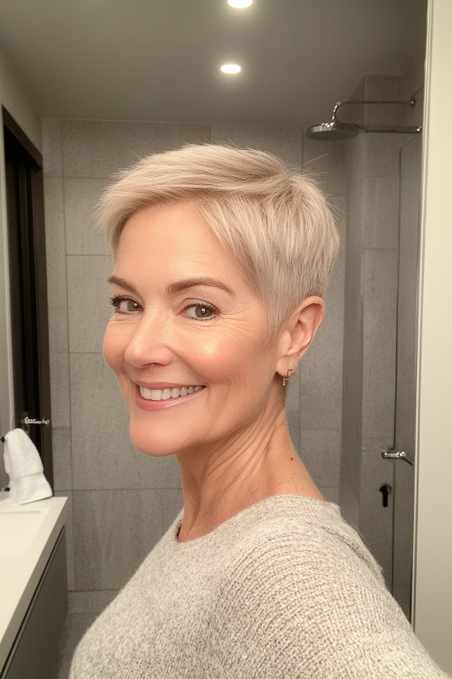 20. Playful Pixie (Short Haircuts For Women Over 60 With Fine Hair) - Short Haircuts For Women Over 60 With Fine Hair