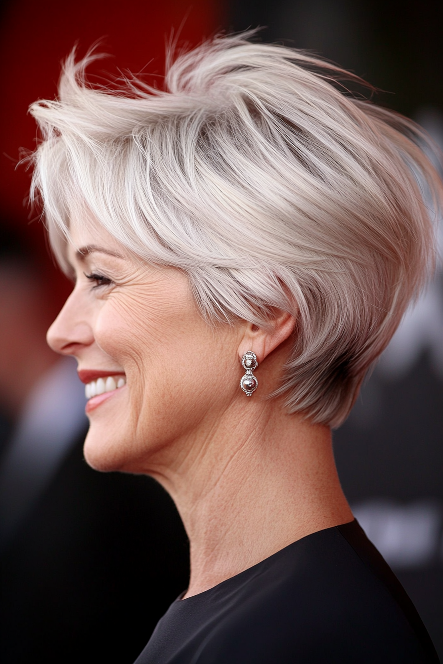 21. Elegant Wisps (Short Haircuts For Women Over 60 With Fine Hair) - Short Haircuts For Women Over 60 With Fine Hair