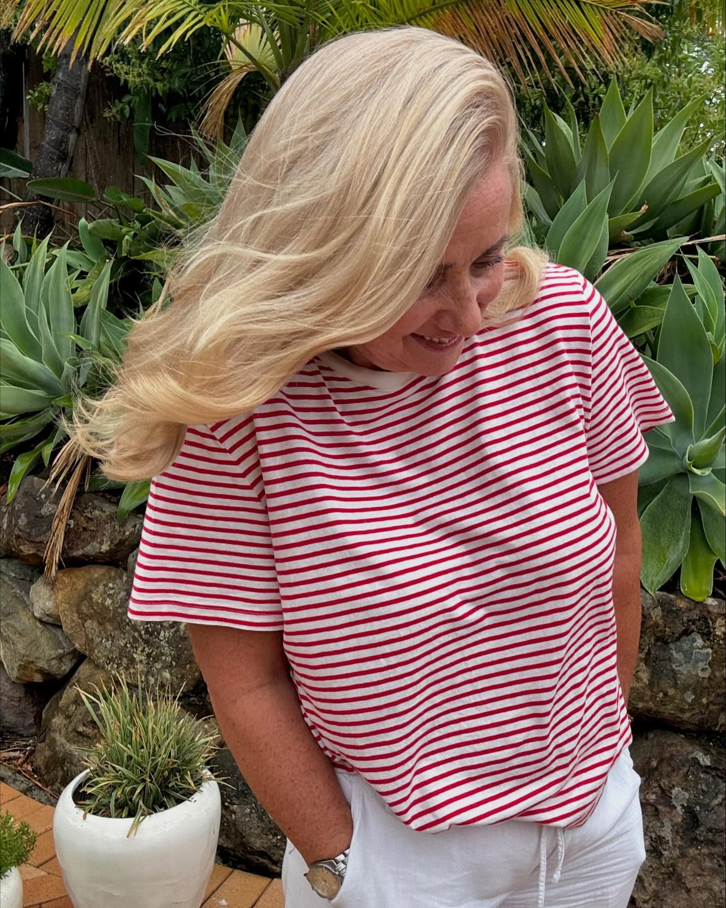 9. Blonde Windblown Waves - Hairstyles/Haircuts for Older Women
