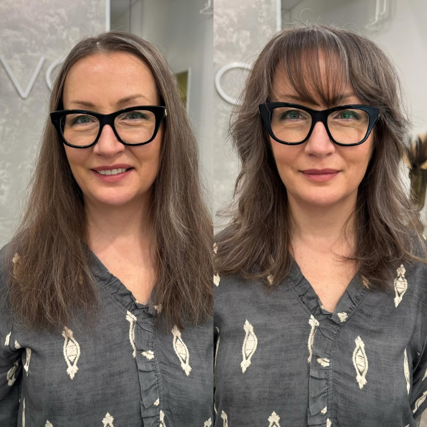 7. Modern Shag with Wispy Bangs - Before and After Hairstyles/Haircut Ideas