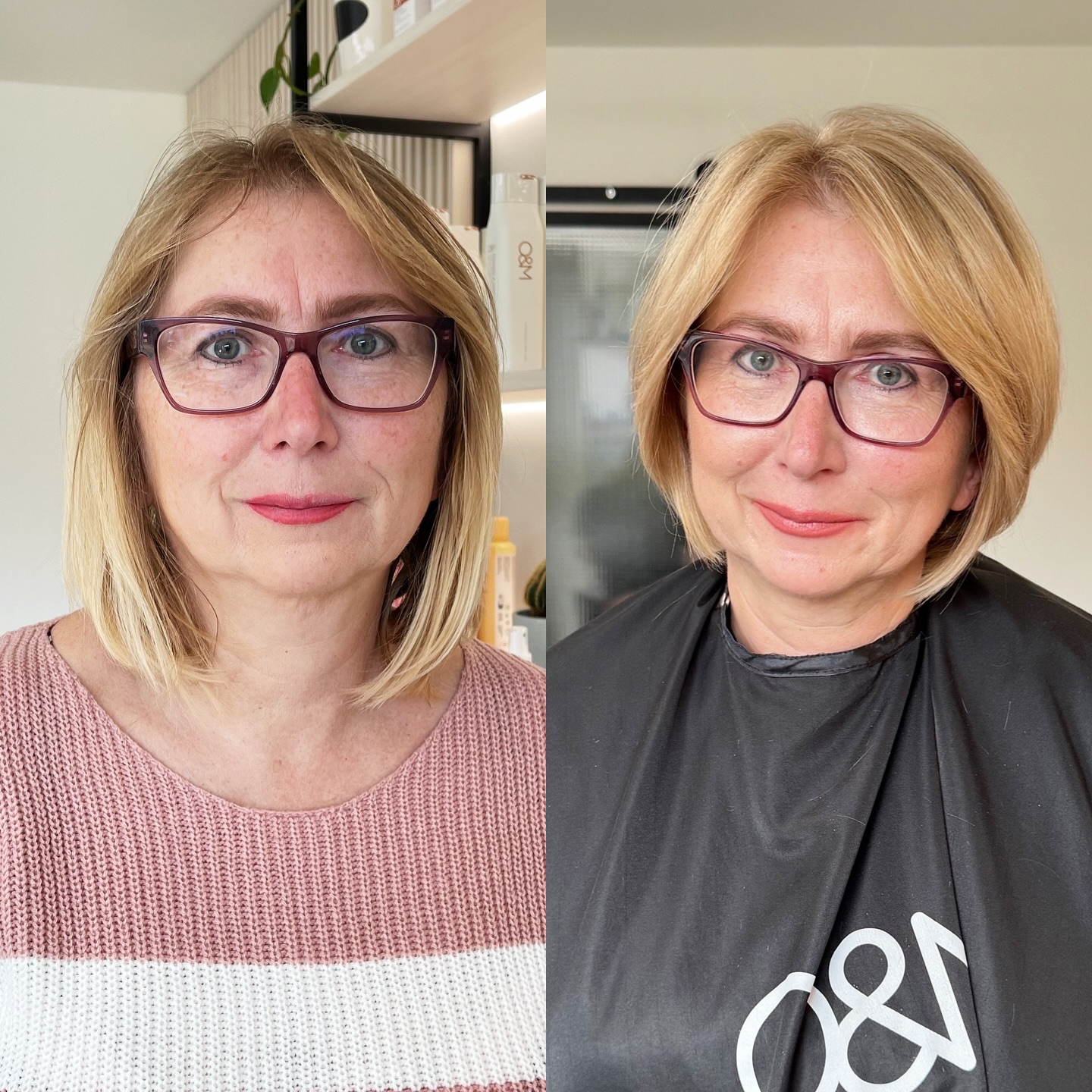 12. Classic Blonde Bob with Rounded Layers - Before and After Hairstyles/Haircut Ideas