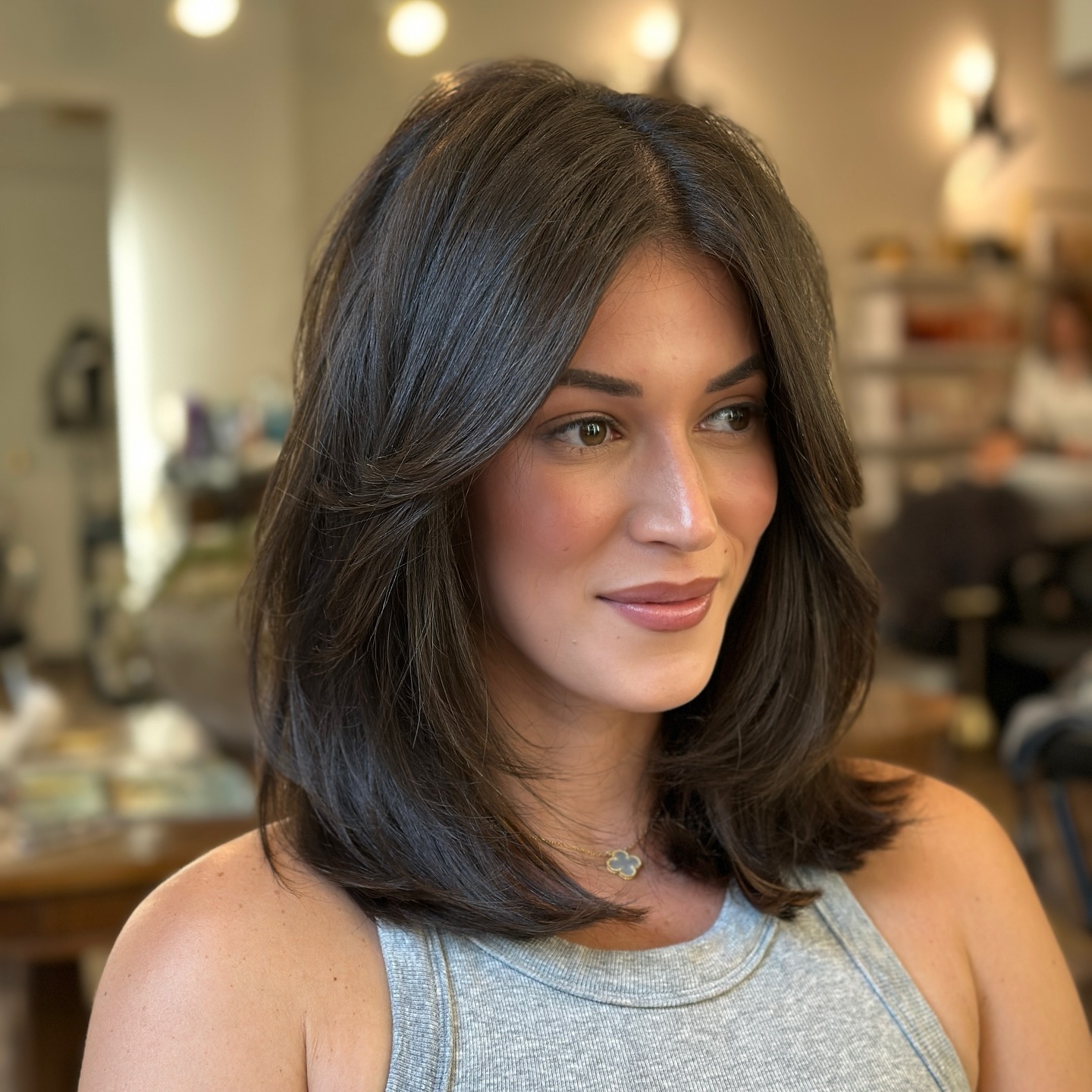 2. Lush Shoulder-Length Haircut - 2025 Haircut/Hairstyle Trends for Women