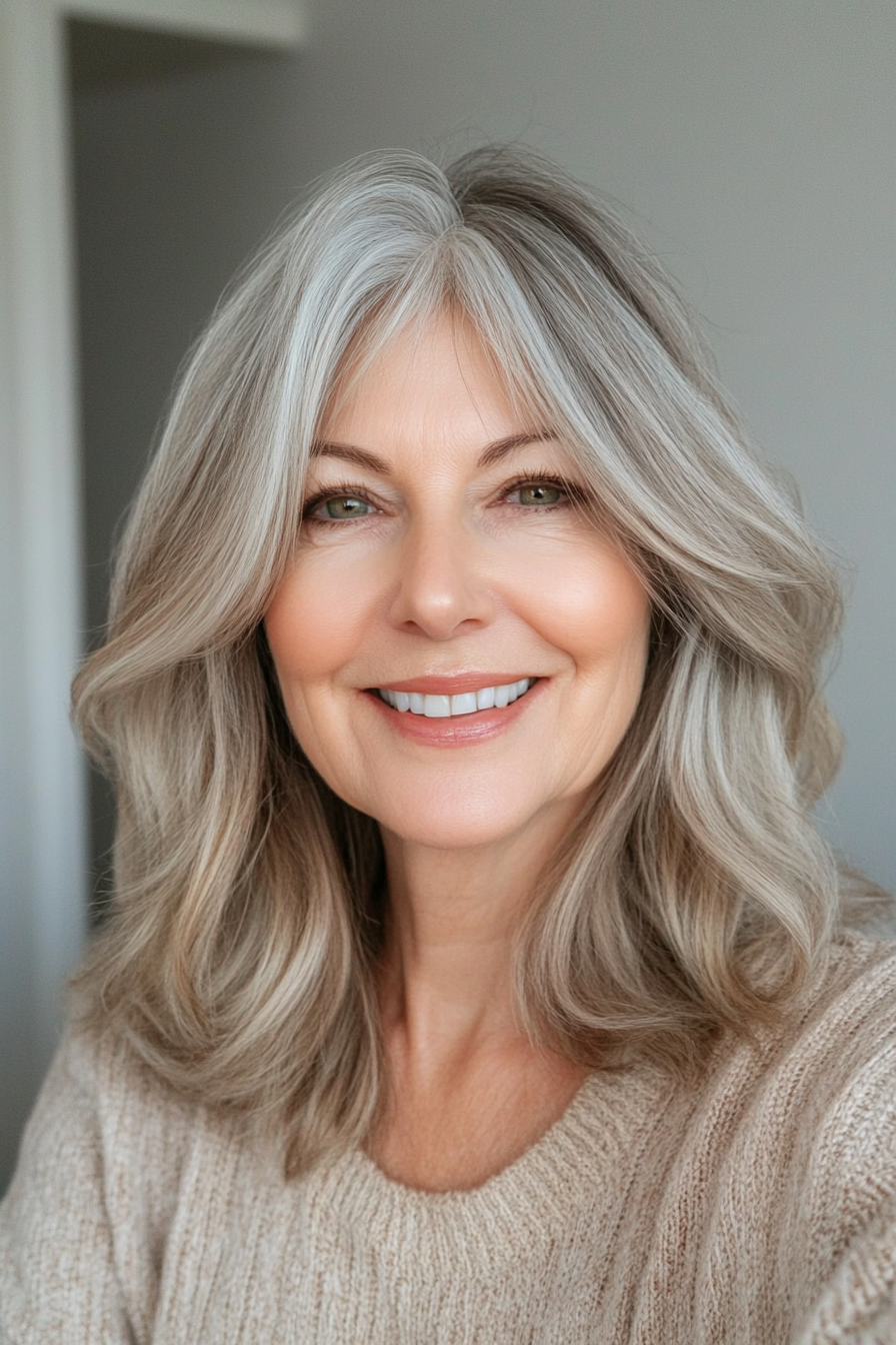 1. Classic Caramel Shag (Shag Haircuts For Women Over 60) - Shag Haircuts For Women Over 60