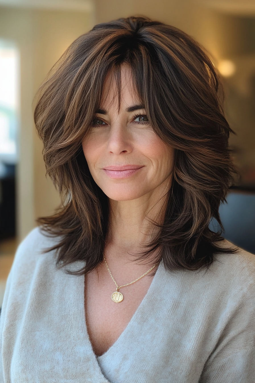 10. Espresso Delight Shag (Shag Haircuts For Women Over 60) - Shag Haircuts For Women Over 60