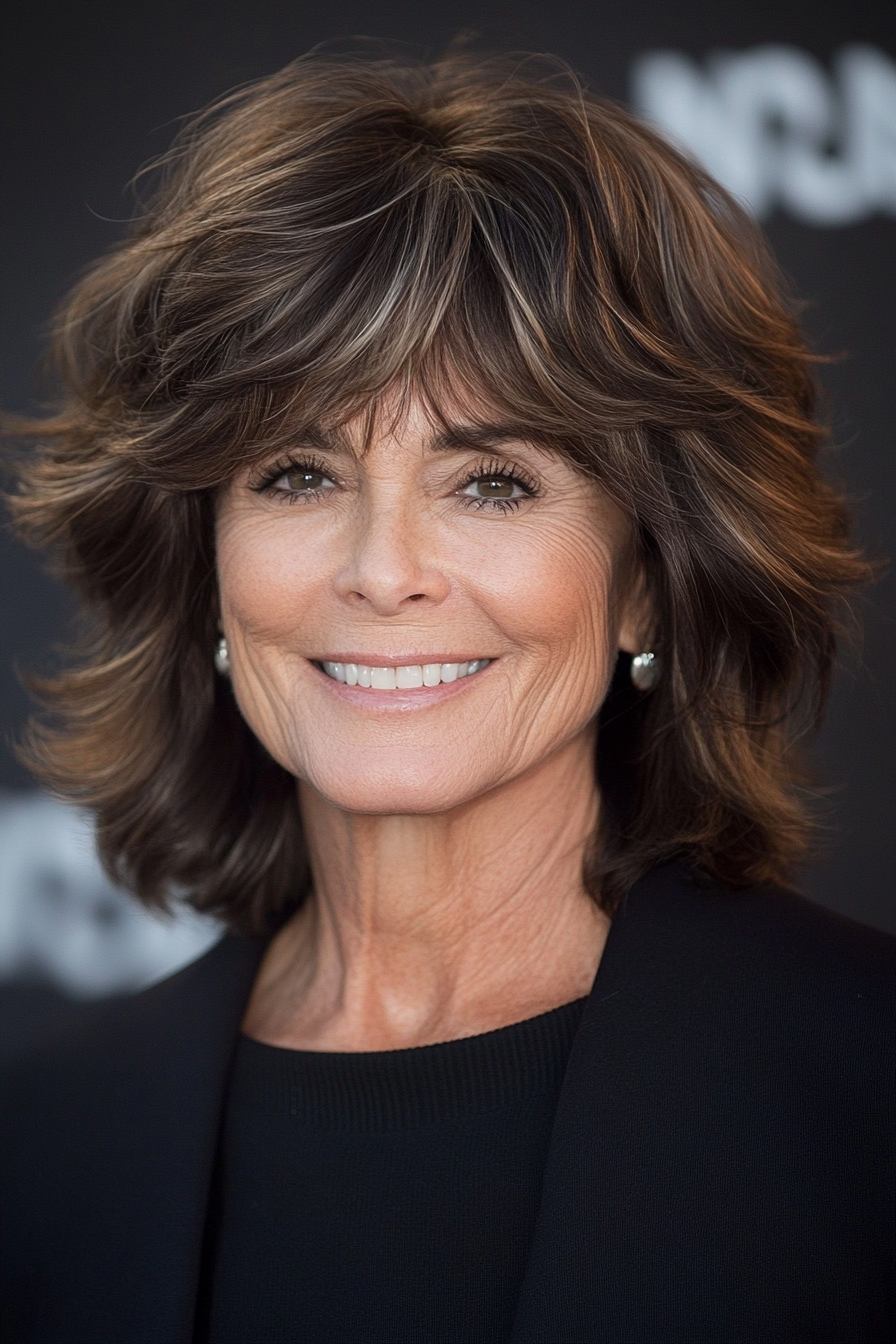 26. Sable Softness Shag (Shag Haircuts For Women Over 60) - Shag Haircuts For Women Over 60