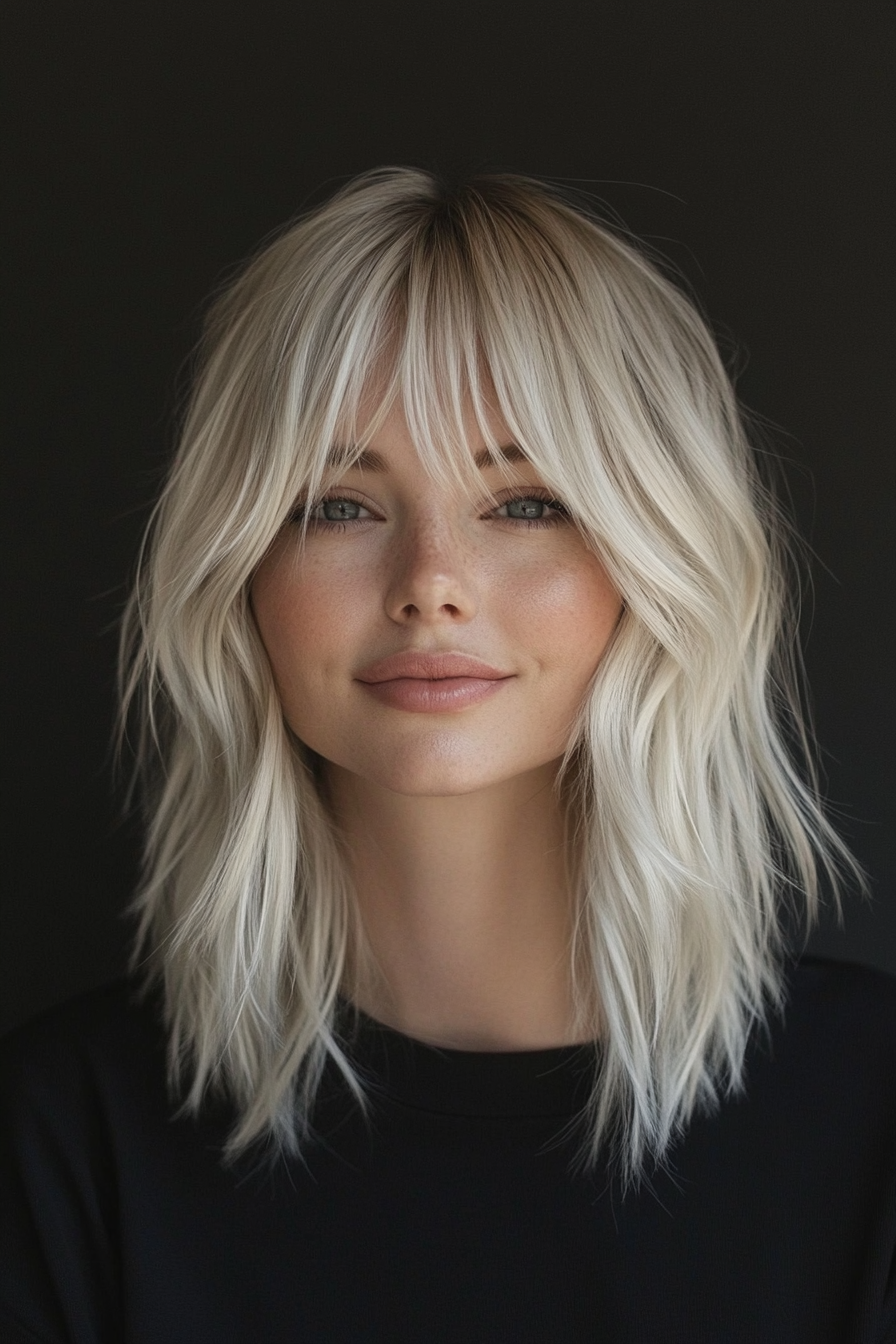 20. Icy Brook (Shaggy Haircuts With Curtain Bangs) - Shaggy Haircuts With Curtain Bangs