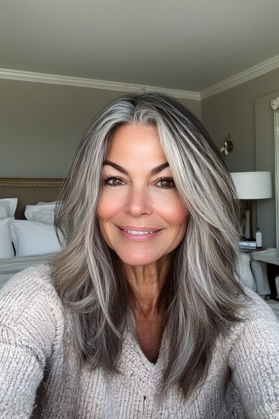 7. Textured Lob - Dark Blonde (Hairstyles For Women Over 60 With Fine Hair) - Hairstyles For Women Over 60 With Fine Hair