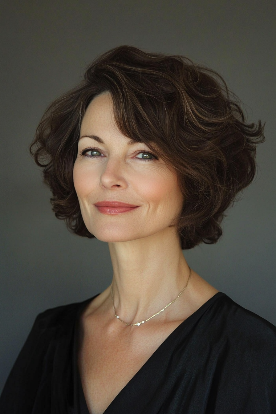 20. Bob with Curled Ends (Short Bob Hairstyles For Women Over 50) - Short Bob Hairstyles For Women Over 50